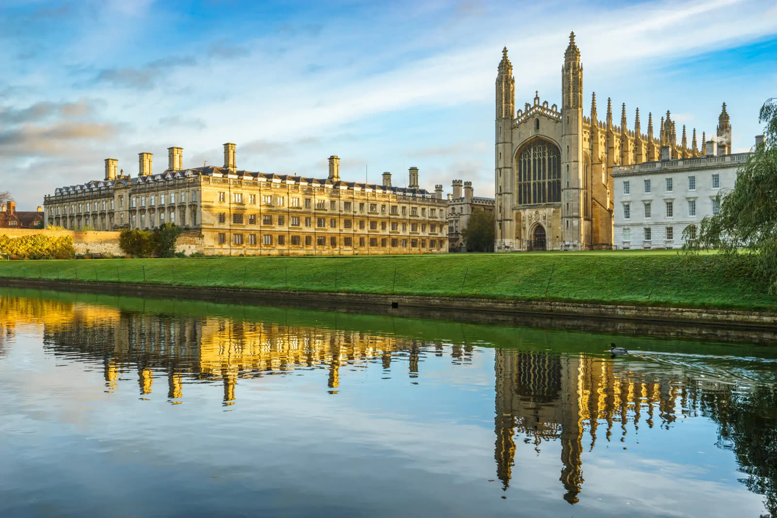 King's College Chapel and the River Cam, Cambridge